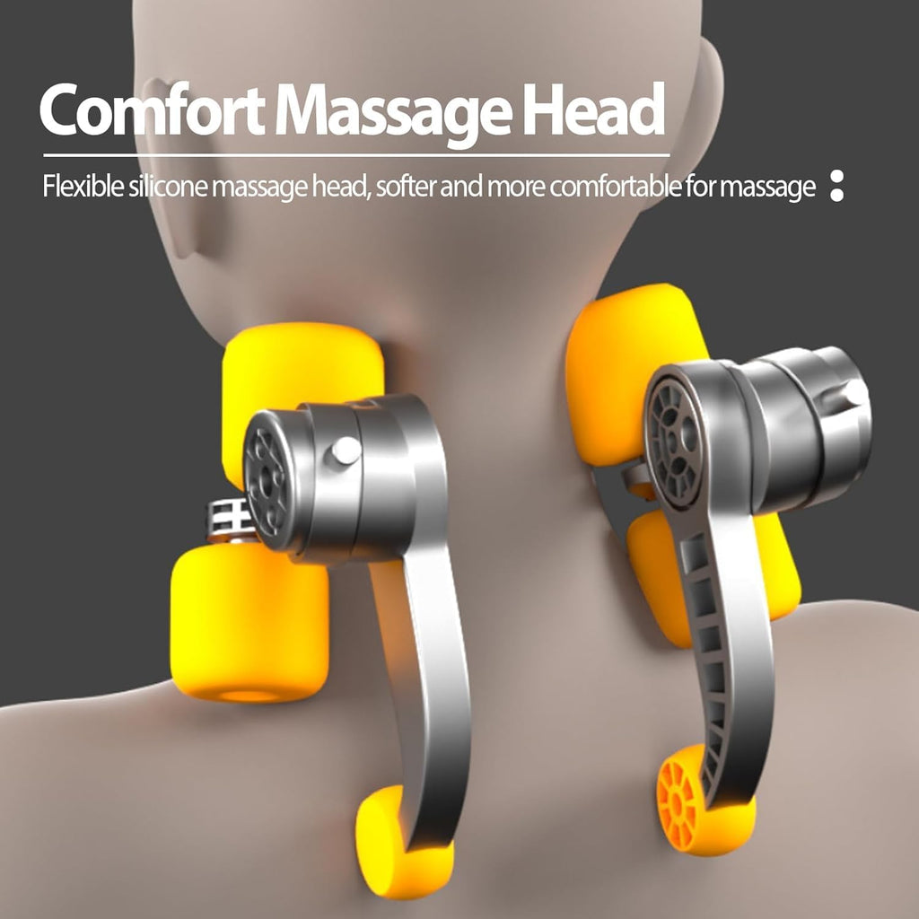 Rechargeable Neck & Shoulder Massager Heat 5D Shiatsu Machine