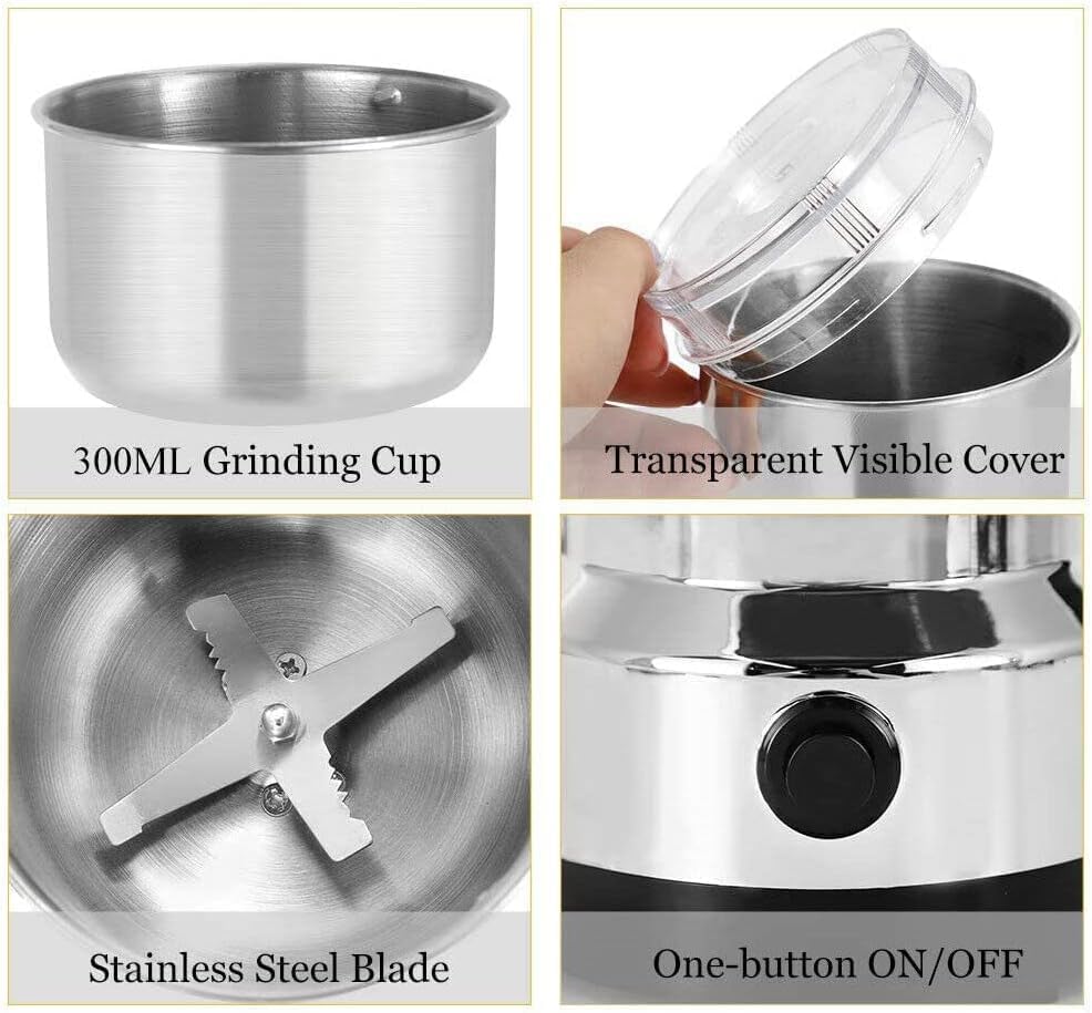 Multifunction Stainless Steel Mini Coffee Grinder
