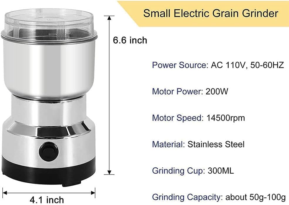 Multifunction Stainless Steel Mini Coffee Grinder