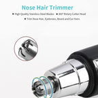 3-in-1 Electric Nose Ear & Eyebrow Trimmer for Men