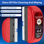 Car Glass Cleaning Brush – Oil Film Remover & Rainproof Shine