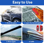 Car Glass Cleaning Brush – Oil Film Remover & Rainproof Shine