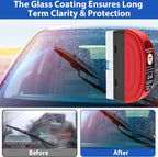 Car Glass Cleaning Brush – Oil Film Remover & Rainproof Shine