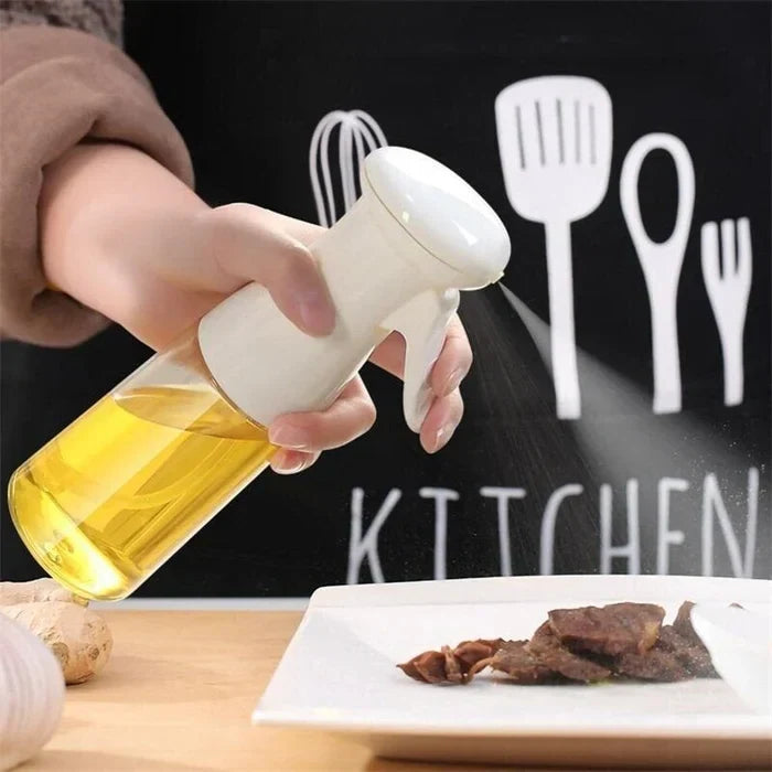 220ml Glass Oil Spray Bottle for Cooking, Air Fryer & BBQ
