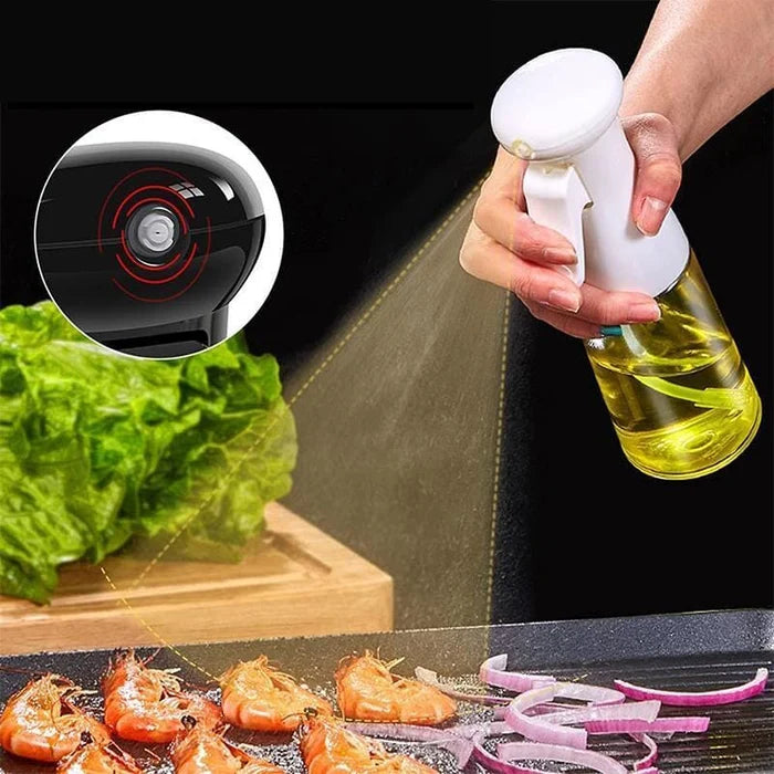 220ml Glass Oil Spray Bottle for Cooking, Air Fryer & BBQ