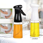 220ml Glass Oil Spray Bottle for Cooking, Air Fryer & BBQ