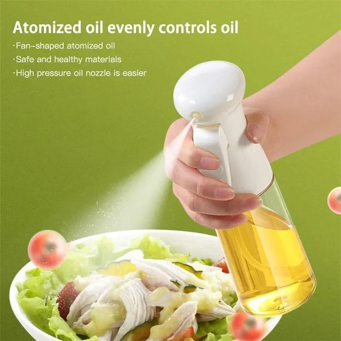 220ml Glass Oil Spray Bottle for Cooking, Air Fryer & BBQ