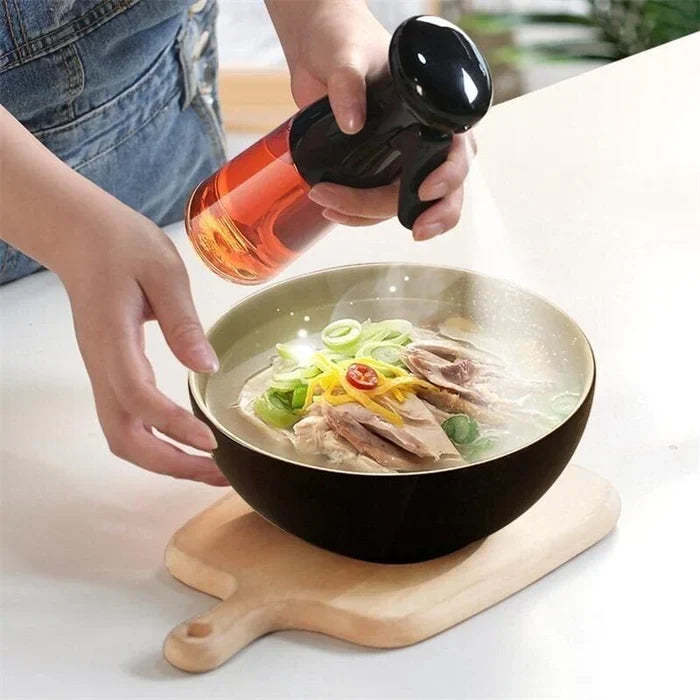 220ml Glass Oil Spray Bottle for Cooking, Air Fryer & BBQ