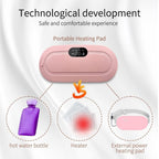 Portable Cordless Period Cramp Massager & Heating Pad for Relief