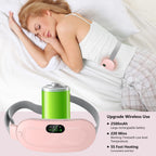 Portable Cordless Period Cramp Massager & Heating Pad for Relief