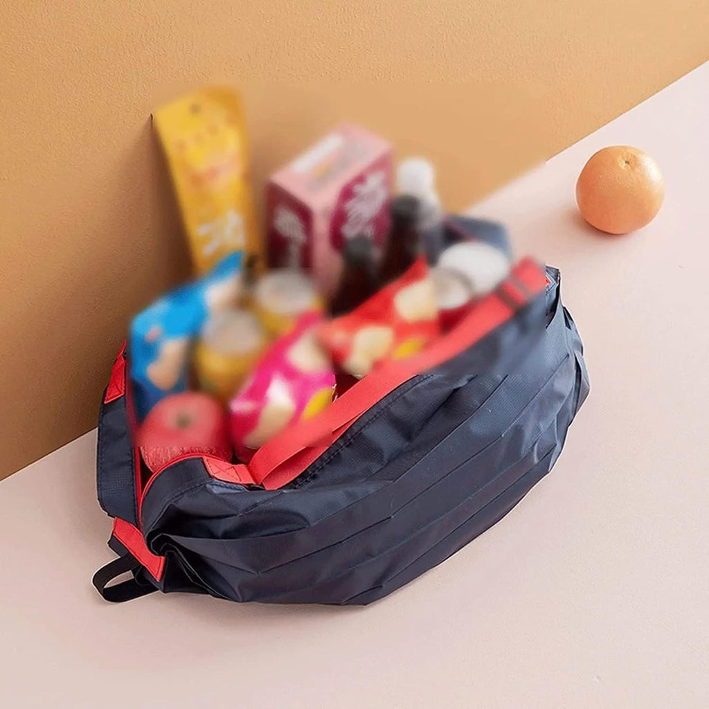 Foldable Waterproof Shopping Bag with Zipper Tote