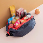 Foldable Waterproof Shopping Bag with Zipper Tote