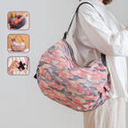 Foldable Waterproof Shopping Bag with Zipper Tote