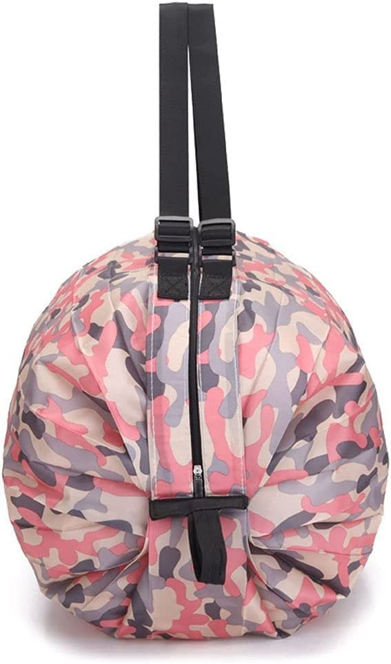 Foldable Waterproof Shopping Bag with Zipper Tote