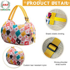 Foldable Waterproof Shopping Bag with Zipper Tote