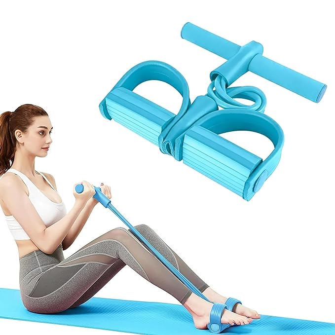 4-Tube Resistance Bands | Full Body Home Workout Trainer