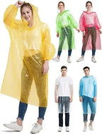 1 Pcs Portable Disposable Emergency Raincoats Waterproof Rain Poncho in A Ball