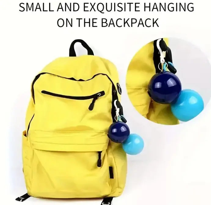 1 Pcs Portable Disposable Emergency Raincoats Waterproof Rain Poncho in A Ball