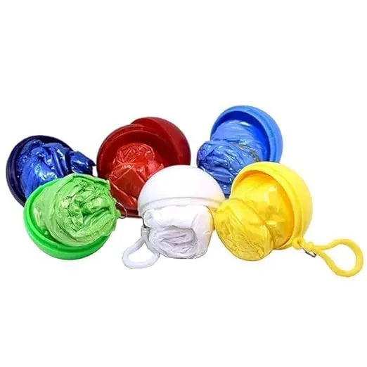 Portable Emergency Raincoat Waterproof Poncho Ball