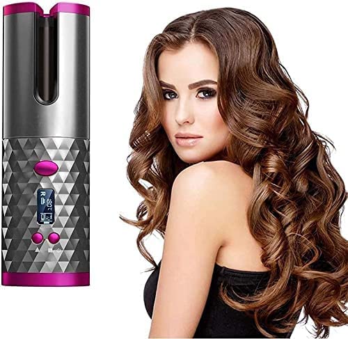 Cordless Auto Hair Curler USB Rechargeable Pro