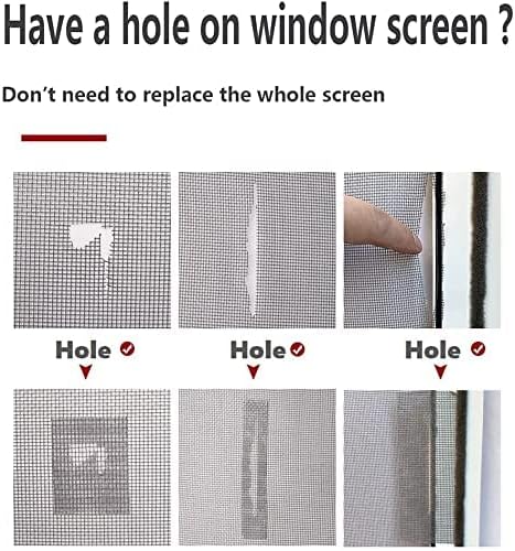Waterproof Mosquito Net Patch | Sticky Mesh Window Repair