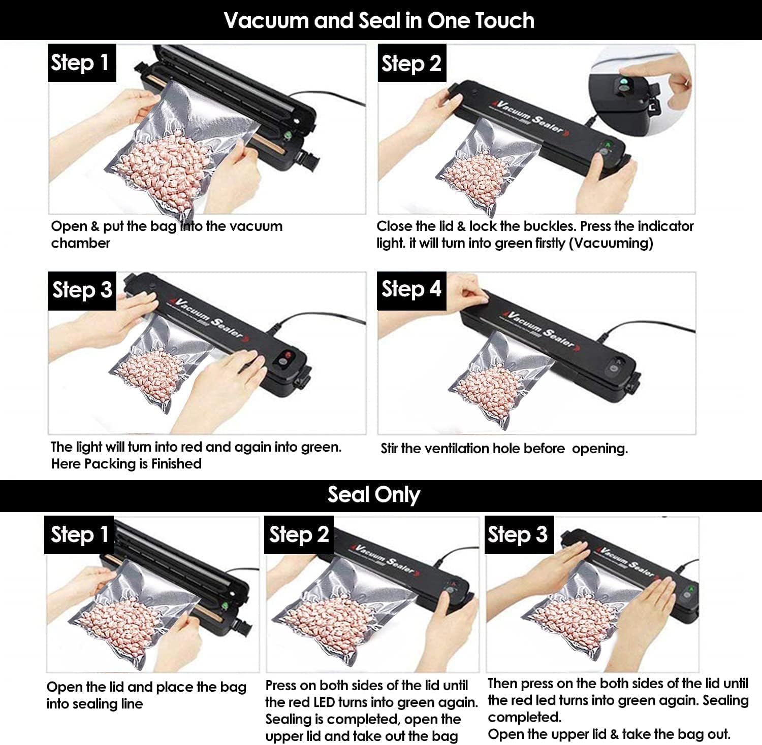 Automatic Vacuum Sealer Machine | Fresh Food Preservation