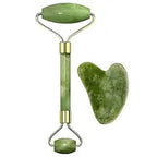 Facial Massager Jade Roller & Gua Sha Himalayan Stone