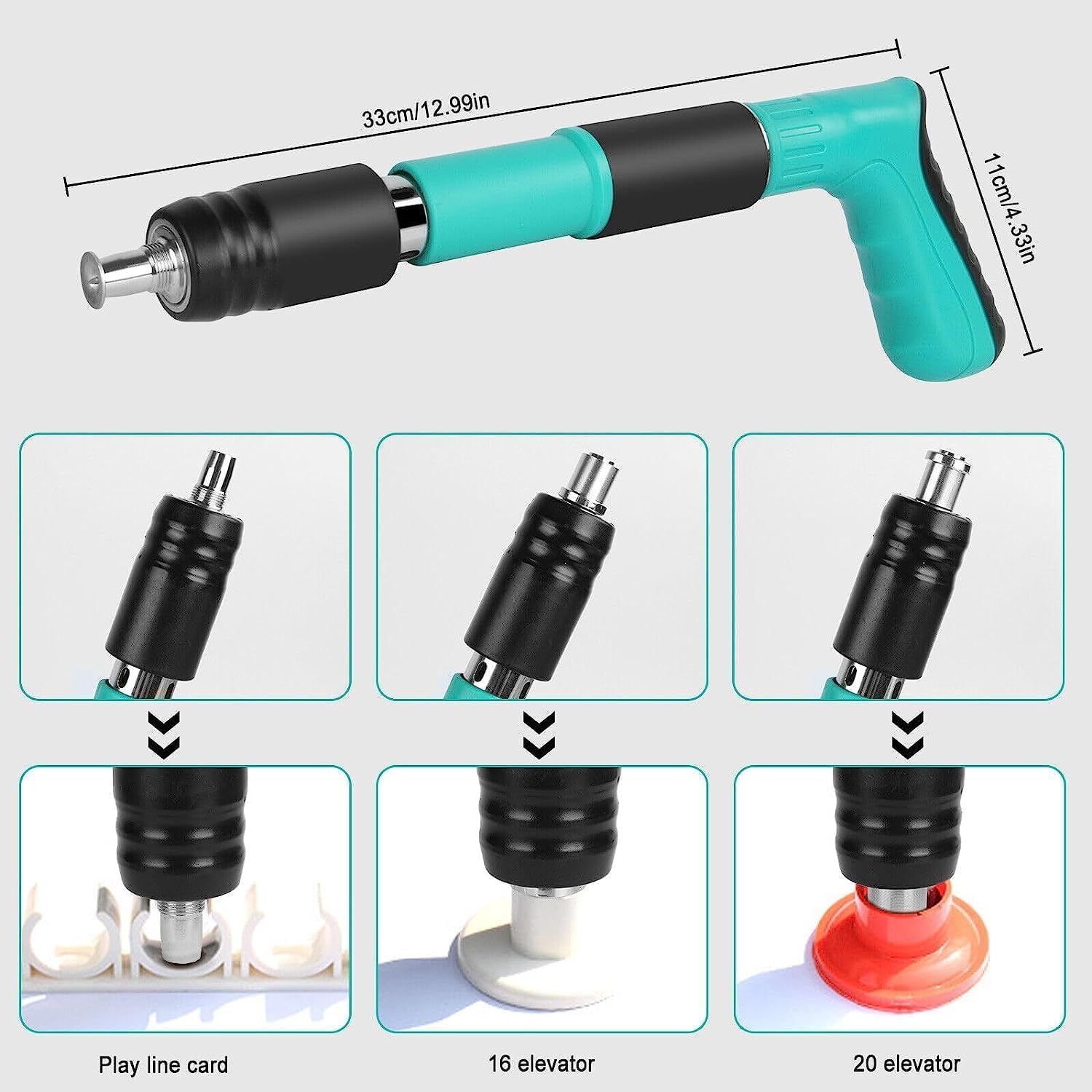 Manual Steel Nail Gun | Portable Mini Tool for Wood & Cement
