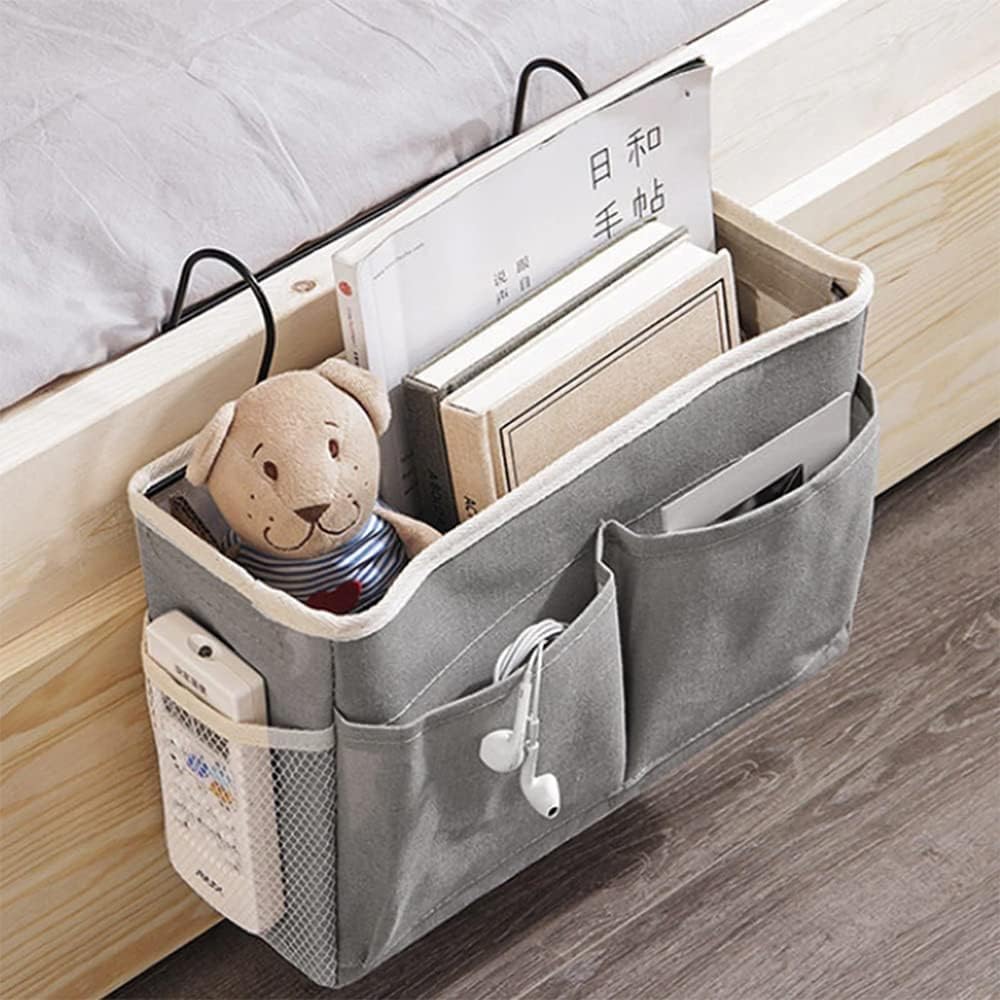 Bedside Hanging Caddy Organizer | Multi-Pocket Storage