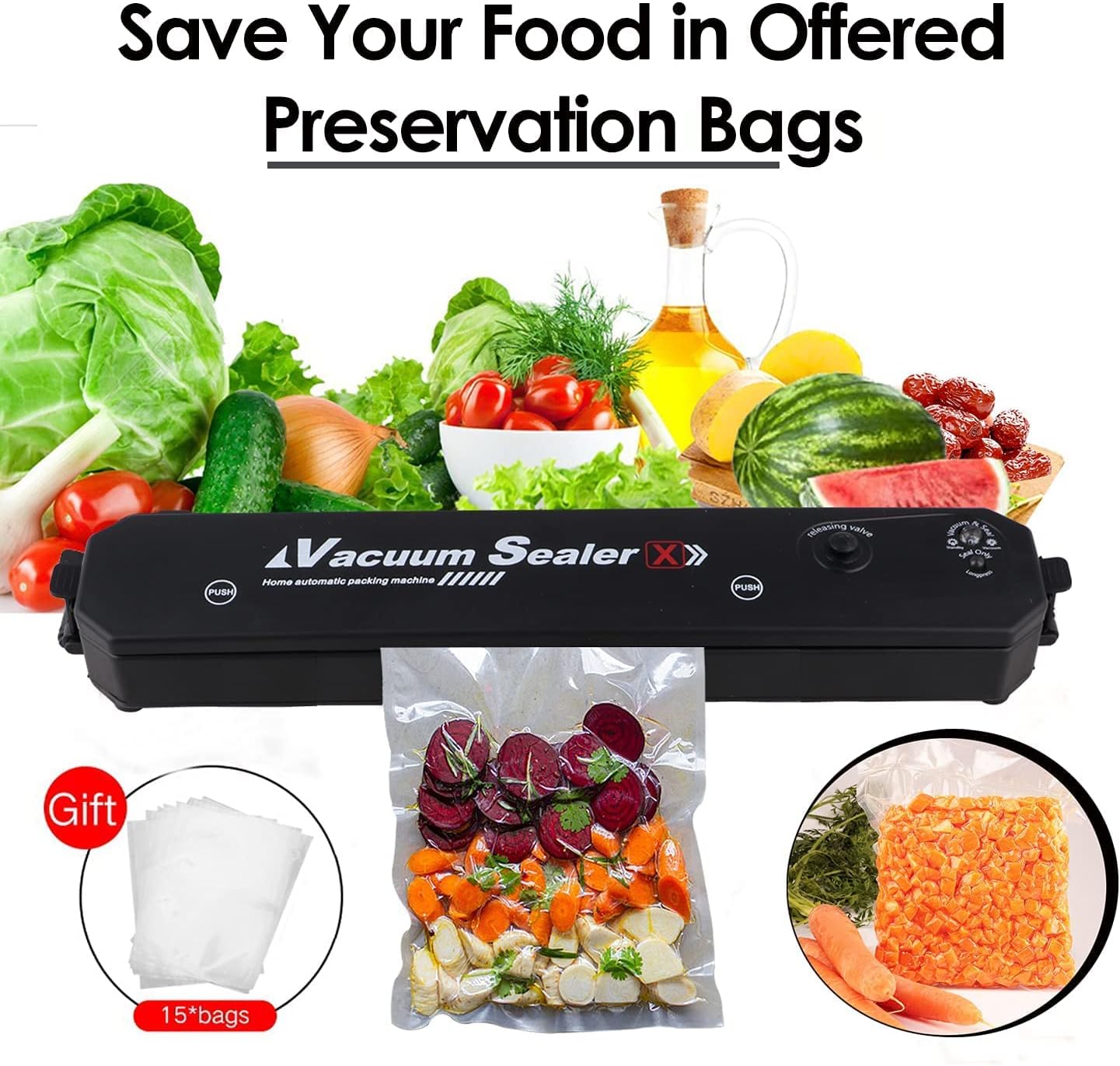 Automatic Vacuum Sealer Machine | Fresh Food Preservation