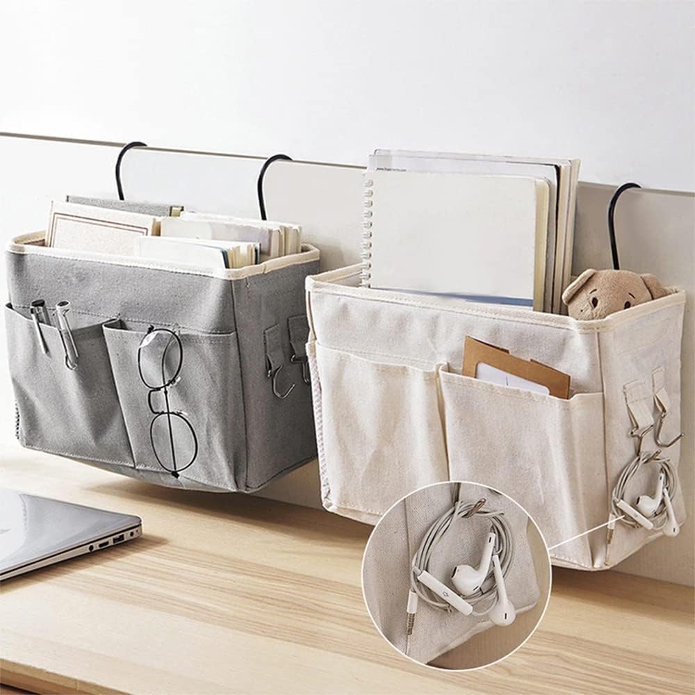 Bedside Hanging Caddy Organizer | Multi-Pocket Storage