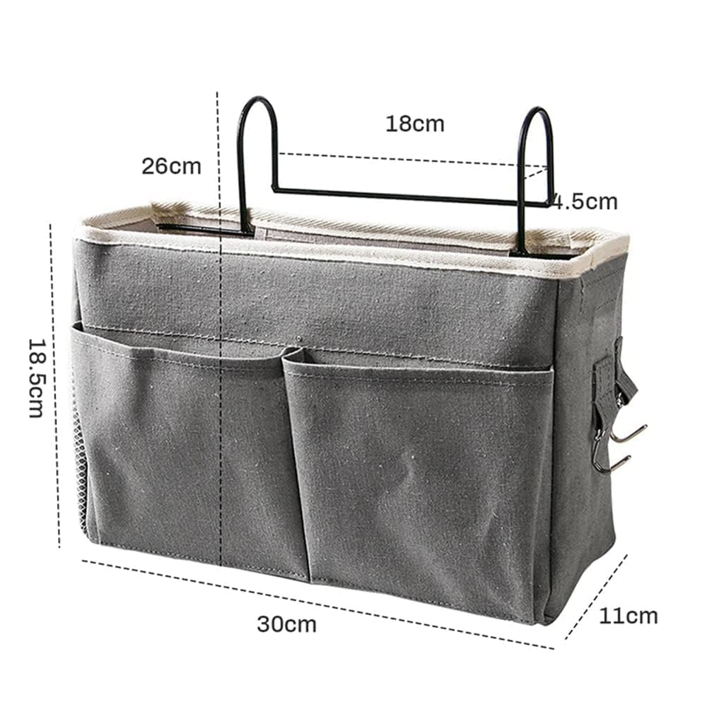 Bedside Hanging Caddy Organizer | Multi-Pocket Storage