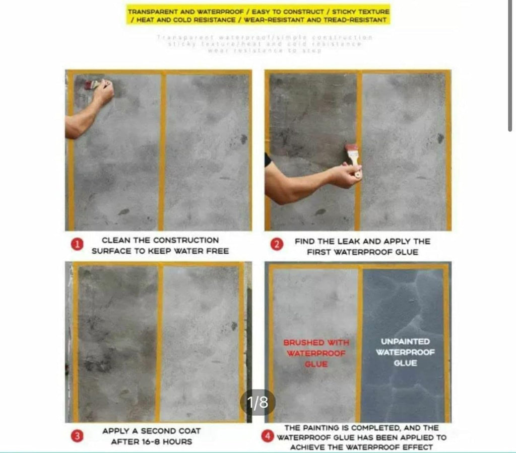 Waterproof Invisible Glue | Anti-Leak Seal for Wood & Surfaces