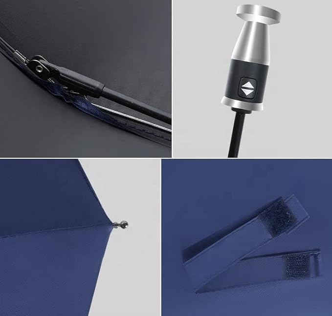 RR Auto Open-Close Umbrella | 3-Fold Windproof Large Rain