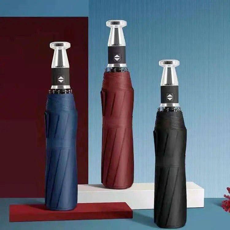 RR Auto Open-Close Umbrella | 3-Fold Windproof Large Rain