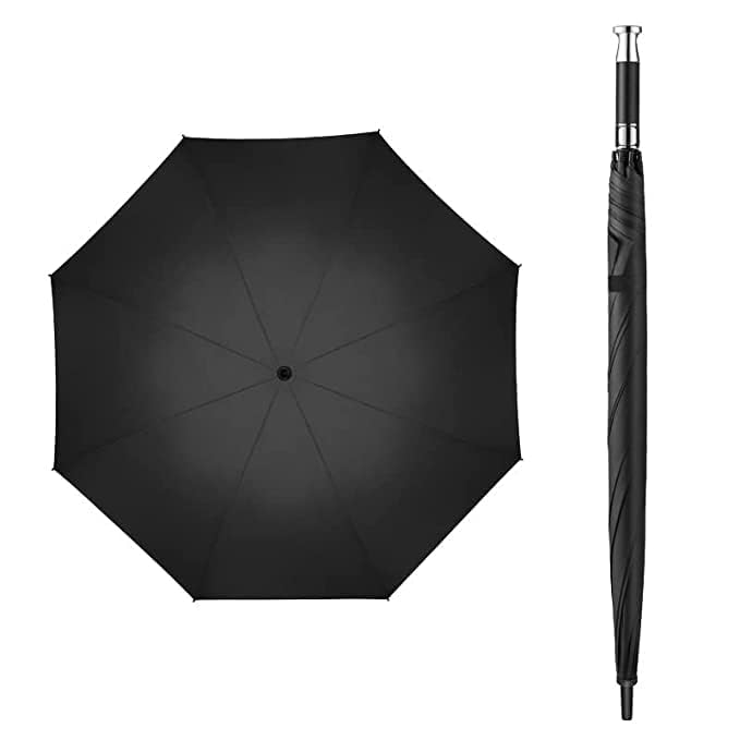 Large Auto Open Golf Umbrella | Premium 37-inch Long Stick