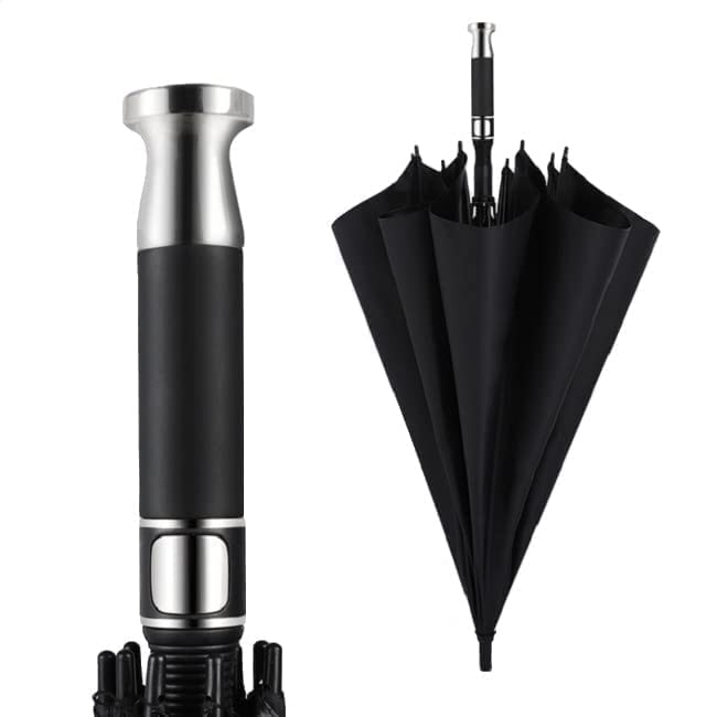 Large Auto Open Golf Umbrella | Premium 37-inch Long Stick