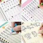 4Pcs Magic Reusable Copybook Set for Kids Learning
