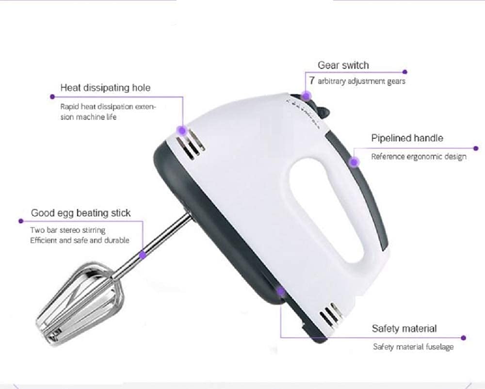 Scarlett 7 Speed 260W Electric Hand Mixer