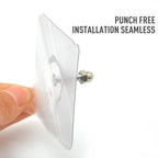 Adhesive Wall Screw Hook No-Trace Strong Hold
