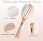 Big Self-Cleaning Hair Brush – One-Click Detangling Comb