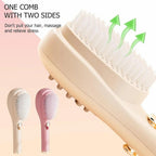 Big Self-Cleaning Hair Brush – One-Click Detangling Comb