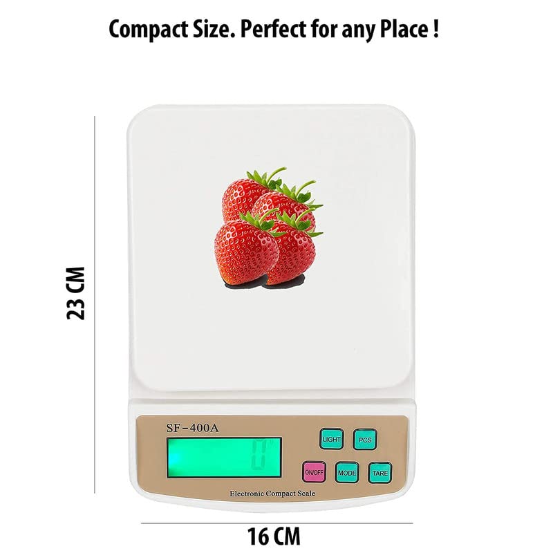 SF-400A Digital Kitchen Scale | 0.1g-10kg LCD Electronic