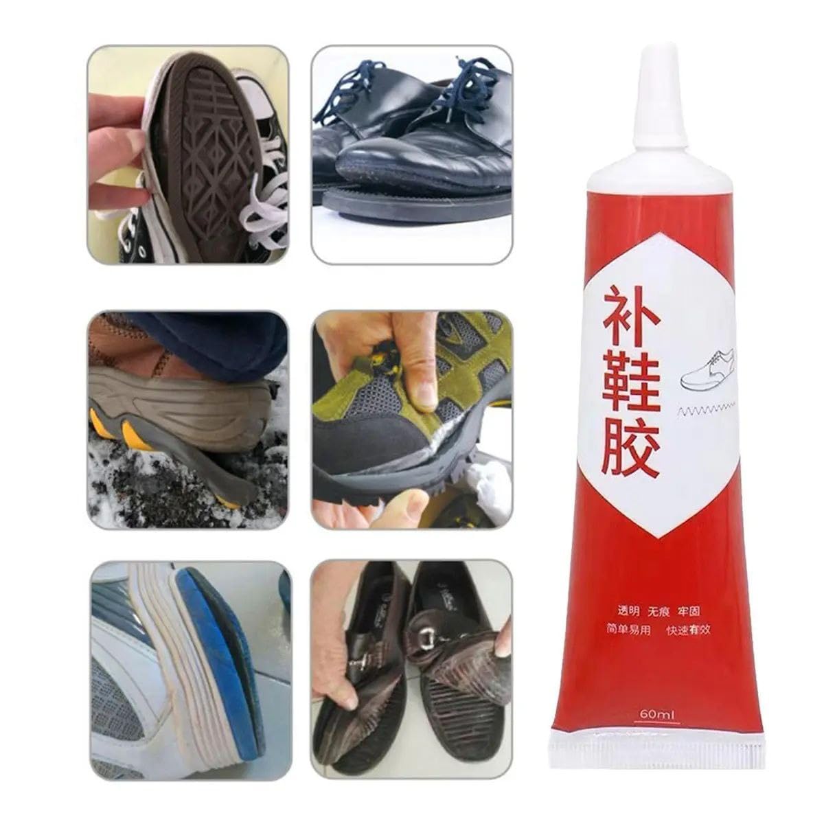 Waterproof Shoe Glue 60ml Quick Dry Strong Repair Pro