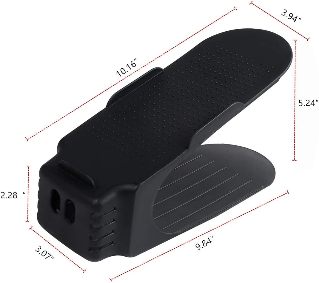 Adjustable Shoe Slots Holder | Space-Saving Closet Rack