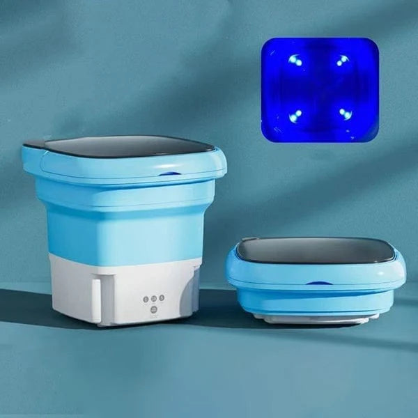 Folding Mini Washing Machine | Dryer for Undergarments & Socks