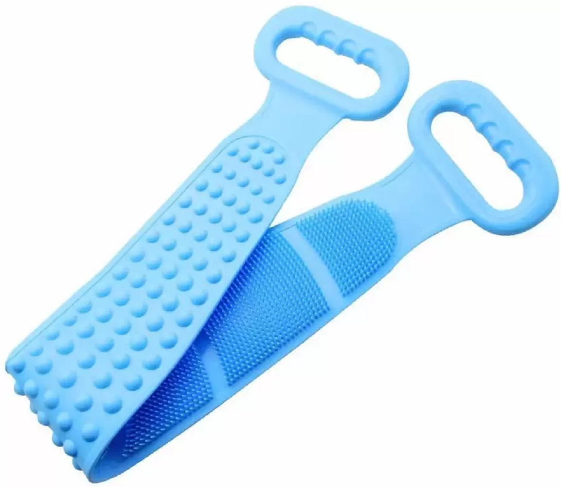 Silicone Bath Scrubber Belt | Double-Sided Exfoliating Massage