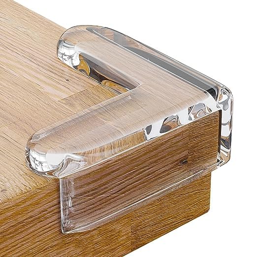 Furniture Edge Protectors | Soft Transparent Corner Guards 4pcs
