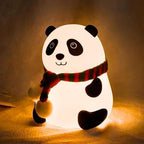 Panda Night Light | Soft Silicone 7-Color Kids Lamp