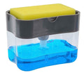 2-in-1 Soap Dispenser with Sponge Holder Kitchen Caddy